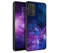 BENTOBEN for Galaxy A32 5G Case, Phone Case Samsung A32, Slim Fit Glow in The Dark Shockproof Drop Protective Hybrid Hard PC Soft TPU Bumper Girl Women Boy Cover for Galaxy A32 6.5 Inch,Nebula/Galaxy