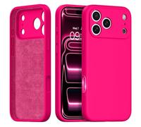 BENTOBEN for iPhone 17 Pro Max Case 6.9" 2025 Magnetic Silicone[Strong Magnet][Full-Body Protective][Military Grade Shockproof] Soft Premium Genuine Liquid Silicone Case for Women Men, Hot Pink