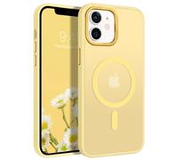 BENTOBEN iPhone 12 Case iPhone 12 Pro Case with Mag- Safe, Magnetic Mobile Phone Case iPhone 12/iPhone 12 Pro Translucent Matt Anti-Fingerprint Mobile Phone Case Thin Shockproof Protective Case