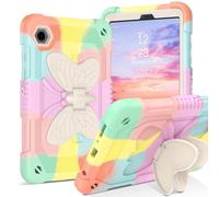 BENTOBEN Kids Case for Samsung Galaxy Tab A11 2025/ Galaxy Tab A9 8.7 Inch 2023, Heavy Duty Rugged Shockproof Case Built-in Butterfly Stand, Cute Boys Girls Tablet Case for Galaxy Tab A9/A11, Rainbow