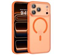 BENTOBEN Magnetic for iPhone 17 Pro Case 2025 [Compatible with Magsafe] [Full Camera Wrapped] Translucent Matte Phone Case iPhone 17 Pro Slim Shockproof Women Men Protective Cases, Cosmic Orange