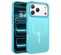 BENTOBEN Magnetic for iPhone 17 Pro Max Case 6.9" 2025, [Compatible with Magsafe] Slim Cute Matte Translucent Shockproof Drop Protective Bumper Women Men Phone Cover for iPhone 17 ProMax, Teal Blue