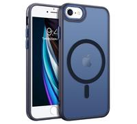 BENTOBEN Magnetic for iPhone SE/7/8 Phone Case[Compatible with MagSafe], Military Grade Drop Protection Matte Translucent Back Anti-Fingerprint Shockproof Cover for iPhone 7/8/SE(2020)/SE(2022), Blue