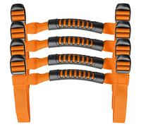Bentolin 4 x Grip Handle Holder Roll Bar Grab Handles Compatible with Jeep Wrangler Accessories 1987-2021 YJ TJ LJ JK JL Sports Sahara Freedom Rubicon X & Unlimited (Orange)