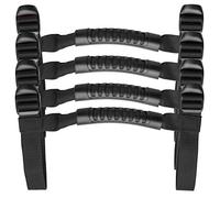 Bentolin 4 x Roll Bar Grab Handles Grip Handle Compatible for 1995-2021 Wrangler YJ TJ JK JKU JL Sports Sahara Freedom Rubicon X & Unlimited X 2/4 Door (Black)