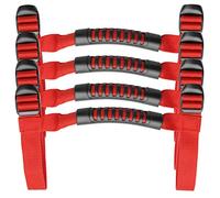 Bentolin 4 x Roll Bar Grab Handles Grip Handle Red Holder Compatible with Jeep Wrangler Accessories 1987-2021 YJ TJ LJ JK JL Sports Sahara Freedom Rubicon X & Unlimited