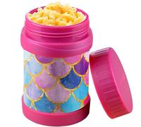 Bentology Stainless Steel Insulated 13oz Lunch Jar for Kids - Mermaid - Large Leak-Proof Storage for Hot or Cold Food, Soups, Liquids with Wide Mouth-BPA Free, Back to School Lunch Boxes, Bags
