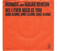 BENTON, Monica & Oscar - Was ich brauche das bist du (All ever need is you) / Danke schön bitte schön danke schön / 1 C 006-24 484 U