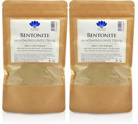 Bentonite Clay - 250g Packet - Pure Calcium Bentonite Detox (Pack of 2)