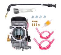 BenTsD Compatible with CV40 Carburetor for Harley Davidson Dyna Electra Glide Fatboy Softail Sportster 1200 XLH1200 Sportster 883 XL883 with Choke Cabl