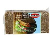 Benus Fitness Wholegrain Rye Bread 500g (Pack of 10) | High-Fibre Whole Rye Loaf | Healthy, Dense & Natural Bread for Fitness, Diet & Everyday Meals