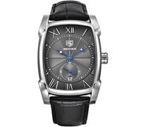 BENYAR Men's Watch Chronograph Stainless Steel Analog Quartz Watch 30M Waterproof Anti-Scratch Watch Silver Date Business Fashion Watch Classic Wristwatch Comfortable Watch