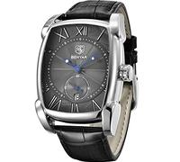BENYAR Watch for Men 5114M Square 3ATM Waterproof Leather Simple Quartz Business Fashion Casual Classic Retro Rectangle Watches