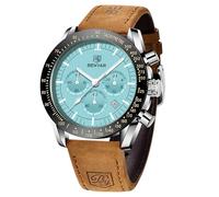 BENYAR Watches for Men Chronograph Analogue Quartz Movement Wrist Watch Fashion Business Sports Watch 30M Waterproof Scratchproof Stylish Elegant Gifts for Men