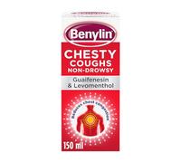Benylin Chesty Coughs Non-Drowsy (1x 150ml), Non-Drowsy Cough Syrup for Deep Penetrating Relief, For Mucus Relief and Reduces Chest Congestion, Cough Syrup Soothes Your Cough Fast