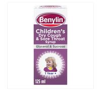 Benylin Childrens Cough Sore Throat Syrup x 125ml