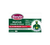 Benylin Mucus Cough & Cold All In One Tablets - 16 Tablets
