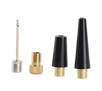 Benytro 12-Piece Air Pump Inflation Nozzle Kit for Balls, Bikes | Knurled Brass Threads, 0.7Cm Screw Diameter, Tapered Nozzles For Balloons And Toys, Silver Ball Needle