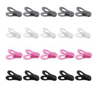 Benytro 20Pcs Muti-Color Heavy Duty Hanger Clips,Strong Plastic Hangers Clips,Easy to Use,Multi-Purpose Chip Clip Finger Clips for Plastic Hangers Skirt Pants Hangers