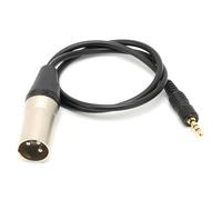 Benytro 3.5mm TRS to XLR Male Balanced Cable for SONY UWP V1 D11 D21 | Locking Connector Design, Gold Plated Plug, Oxygen Free Copper Wire, 60cm/2.0ft Length, Wear Resistant PVC, Low Noise