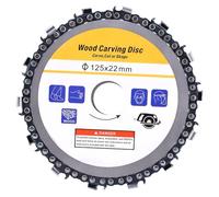 Benytro 5 Inch Chain Saw Disc, 14 Teeth, for Wood and Plastic | Carbide Build, 22Mm Inner Bore, Easy Install, Carving And Pruning Use, Long Service Life
