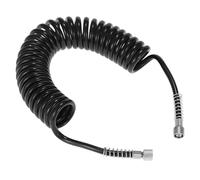 Benytro Airbrush Air Hose, PU Spring Coil, 1/8 in, 3 m | Brass Couplers, Flexible Body, Compressor Connection, Larger Spraying Areas, Model Coloring, Nail Art, Cake Decorating