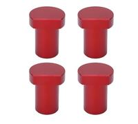 Benytro Bench Dogs 4Pcs 19mm Woodworking Workbench Stopper Red | Fits 3/4 Inch Dog Holes, Aluminum Alloy Build, Non Slip Firm Holding, Lightweight High Strength, Smooth Easy Press Fit