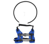 Benytro Blind Dog Harness, Anti-Collision Bumper Ring, Adjustable, Blue, M | Quick Release Buckles, Soft Barrier Blocks Walls And Furniture, Fits 28.7 To 44.1lb, With Support Vest, Indoor Outdoor Use