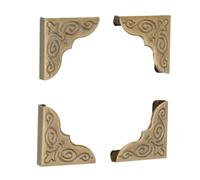 Benytro Book Corner Protectors, Antique Bronze, 100 Pieces, 26mm | Iron Construction, Photo Album Use, Edge Protection, 50 Sets Per Bag