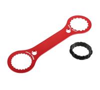 Benytro Bottom Bracket Wrench, Red Aluminum BB Tool for Dub, TL-FC32/25/24 | Shimano BB51 BB5700 BB70 BB80, T6 Heat Treated, Full CNC Machined, Long Handle
