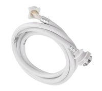 Benytro Brass SAE Ball Valve Adapter 1/4 Male to Female | Low Loss Refrigerant Control, Straight Inline Hose Connection, R22 Service Use, Knurled Ends And Lever Handle, White Grip