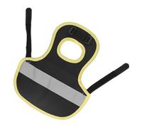 Benytro Chicken Harness, Reflective Nylon Vest, Black | Adjustable Fastening, Back And Wing Coverage, 31.5 X 24 Cm, 35 G, For Chicken Duck Goose