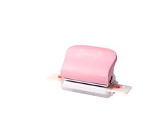 Benytro Hole Punch, 6/20/26/30 Holes Paper Puncher A4 B5 Loose Leaf Pink | Punches 5 Sheets At Once, Scale Ruler For Precise Alignment, Compact Manual Design, Plastic Metal Build, School Office Use