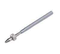Benytro Pin Vise Hand Drill, Metal Manual Rotary Tool, Silver | 11.3cm Length, Watch Repair, Jewelry Hole Making, Strap Adjustment, Non Slip Grip, Small Part Control