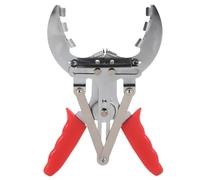 Benytro Piston Ring Compressor Pliers, 4 Inch, Installer Expander Tool | Return Spring, 4 To 10 Cm Range, 20 Cm Total Length, Steel And ABS, Red And Silver