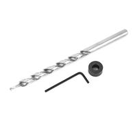 Benytro Pocket Hole Drill Bit, 9mm Round Shank HSS with Wrench | Standard Chuck Fit, Clearance Hole Tip, Flat Bottom Hole, Corded Drill Use, Includes Location Ring