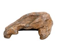Benytro Reptile Hide Cave Type B, Resin Rock Terrarium Shelter for Geckos | Dark Enclosed Interior For Resting, Stable Flat Bottom, Wipe Clean Surface, Suits Frogs Spiders Scorpions, 12x8.1x6cm