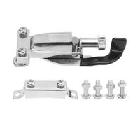 Benytro Snare Drum Strainer, Chrome-Plated Adjuster with Mounting Plate | 4 Mounting Screws, Adjustable Snare Tension, 10.5 Cm Main Body, 7.3 Cm Docking Plate, Check Dimensions Before Purchase