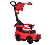 Reiten Kids Benz G350 Ride-on Sliding Car & Stroller - Red, Red