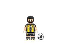 (Benzema) Star Soccer Super Building Block Toy Messi Ronaldo Mini Figure Doll Plastic Abs