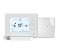 Beok Smart Thermostat for Water-Based Underfloor Heating and Gas Boiler, RF & WiFi Wireless Programmable Room Thermostat, Compatible with Tuya Smart Life App and Alexa Voice Control