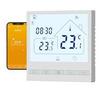 Beok Smart Wifi Thermostat for Gas Boiler and Water Underfloor Heating, Remote & Voice Control, Compatible with Tuya App, Alexa, Google Assistant, Flush-mounted Room Thermostat 230V 3A