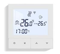 Beok Smart WiFi Thermostat for Water-Based Underfloor Heating and Gas Boiler Systems, Digital Programmable Room Thermostat, WLAN Heating Thermostat,TDS72WIFI-WPB,3A White