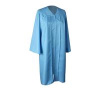 Beokeuioe Graduation Thobe Graduation Talar Graduation Robe Graduation Robe Unisex Choir Clergy Choir Robe Priest Robe Christening Costume Men Women Unisex Adult Graduation Talar, A light blue, M