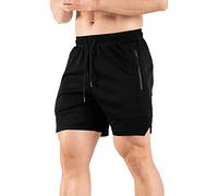 Beokeuioe Men's Short Trousers, Quick-Drying Sports Shorts, Sports Shorts, Running Shorts, Training Shorts, Jogging Bottoms, Running, Fitness, Workout, Gym Shorts with Pockets, Bermuda Shorts, B-1