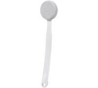 Beomeen Pumice Stone for Feet with Long Handle 13.7", Hard Skin Callus Remover, Scrubber and Exfoliator for Dead Dry Skin, Softer & Smoother Feet, Pedicure Tool (Curved)
