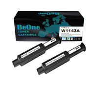 BeOne 2x Compatible for 143A W1143A Toner Cartridge Compatible for HP Neverstop Laser MFP 1202nw 1201n 1001nw Printer (2 Black)
