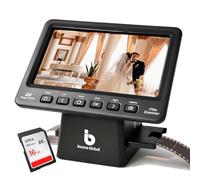 BEONEGLOBAL ClearScan P7 Film Scanner with SD Card,7” LCD,Upgraded Version, 24MP High-Resolution 35mm/135/126/110/Super 8 Film & Slide Converter, Quick Digital JPEG Conversion