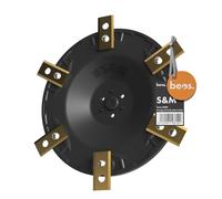 beos Lawn Mower Blade disc for 6 Blades - WORX Landroid S&M (from 2020) | Glass Fibre Reinforced Blade Disc - Vision & Vision Cloud models