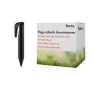 BEOS® Premium Pegs for Robotic Lawnmower Boundary Cable - 100 Glass Fibre Reinforced Ground Hooks - Ground Spikes for Boundary Wire - Universally Compatible - Lawn Robot Worx, Gardena, Bosch, Stihl